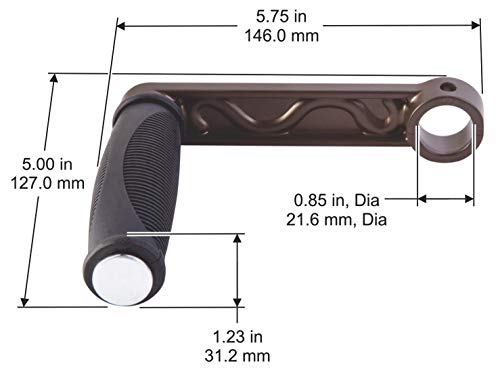 Liberty Garden Products Replacement Crank Arm for Wall Mounted Hose Reel #CRK0006