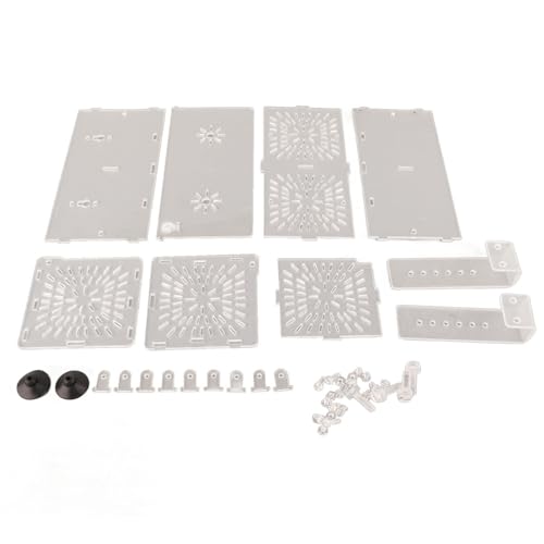 Acrylic Fish Tank Isolation Box | Adjustable Aquarium Hatchery/Breeding Box | Transparent Fish Holder with Suction Cups | 3 Sizes for Fry/Sick Fish (20CM*10CM*10CM) - size: 20CM*10CM*10CM