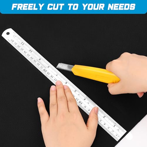 30 x 15 x 0.2 Inches Aquarium Leveling Mat Set, Liveek Waterproof Fish Tank Pad with Scissors & Measuring Tape, Black Easy to Cut Neoprene Mat for Under Tank