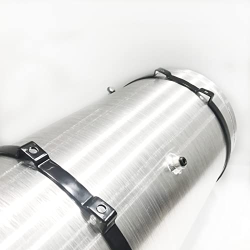 13 1/2 Gallon 12x28" 3/8NPT Outlet End Fill Spun Aluminum Gas Tank Fuel Tank--Off-road mini bike,go kart - size: 12" x 28"