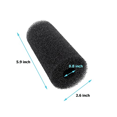3 Pack Big Prefilter Sponge Foam Replacement Filtration Kit for Pond Aquarium Fish Tank Turtle Tanks 5.9″ Filters - size: 3 PCS