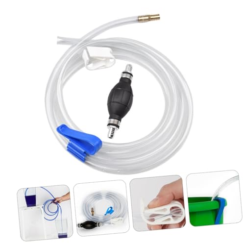 Didiseaon Manual Water Suction Hose and Vehicle Guide Oil Tube Siphon Pump for Car Fuel Transfer and Fish Tank Cleaning with Practical Home Siphon Pump Kit
