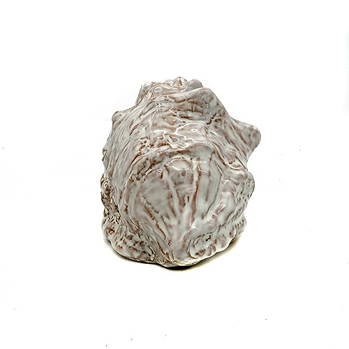 Aquarium Decoration Cave Ceramic Sea Shell Decor Hiding for Betta Fish Tank | Rock Cave Decor For Shrimp Cichlid