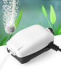 HITOP Upgraded 2W Adjustable Single Outlet Aquarium Air Pump, 44GPH Mini Quiet Fish Tank Aerator with Accessories, Oxygen Pump for Small Tank up to 40Gallon - style: 44GPH(with knob)
