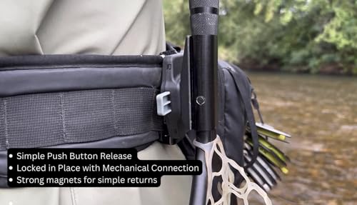Broder Net Clip - The Ultimate Net Holder for Fly Fishing