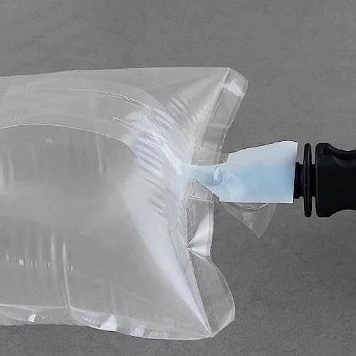 Miupoo Clear Plastic Inflatable Air Packaging Protector Bag with Free Pump - Cushion Blocking Bag, 8x8 Inches, 50 Pieces - size: 8x8 Inches