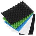 Value Pack of Large DIY Poly Coarse Fine Foam Filter Pads Set for Aquarium Pond(Pack of 7)