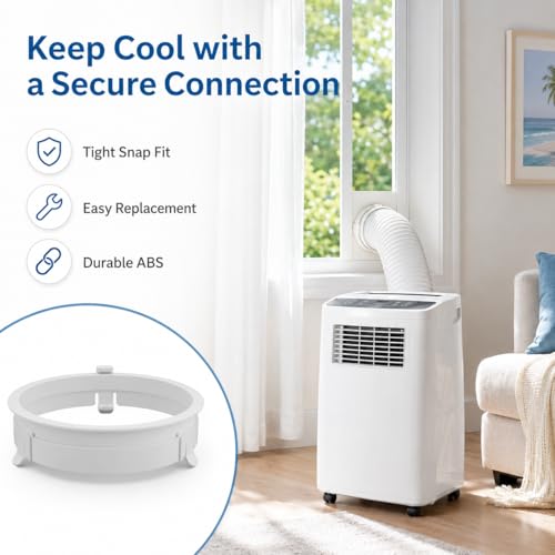 Portable Air Conditioner Exhaust Duct Connector, Outer 6.69 Inch Inner 5.9 Inch 4-Position Snap Hose Replacement for Midea KYR35 KY25 JHS Vissani Old Version Portable AC - style: KYR 35