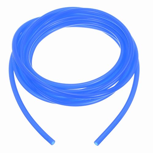 uxcell 4mm ID x 6mm OD Silicone Tubing, 9.8ft High Temp Silicone Air Tube Drip Irrigation Hose Pipe for Home Brewing Wine Beer Line and Aquaponics, Blue
