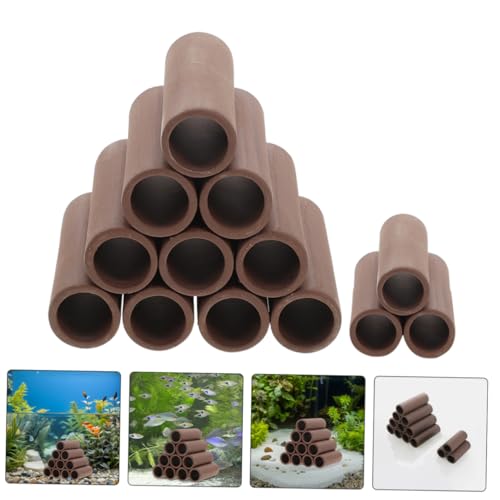 Kisangel 2pcs Aquarium Shrimp Breeding Shelter Durable Hideaway Cave for Fish Tank Attractive Shrimp Habitat Decor Easy Install Spawning Tube for Optimal Breeding Environment