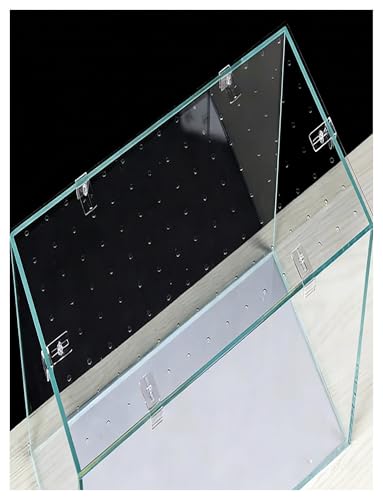 Transparent Aquarium Lid - Escape-Proof Fish Tank Cover for Bowls & Turtle Tanks, Durable PC Plastic, 60x30cm (23.6x11.8in) - Anti-Jump Design, Perfect for Aquatic Pets