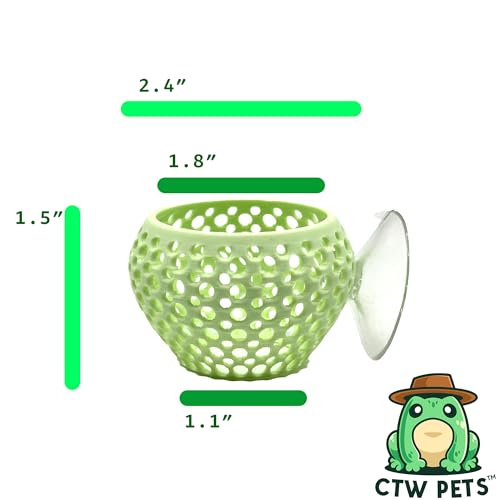 CTWPets Betta Bulb Hide | Betta Rest Fish Tank Ornament | Aquarium Cave with Suction Cup for Small Fish Tank, Betta Habitat, Shrimp Hideout, Aquatic Decor (Minty Dream) - color: Minty Dream