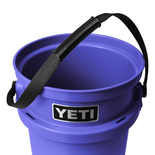 YETI Loadout 5-Gallon Bucket, Impact Resistant Fishing/Utility Bucket - color: Ultramarine Violet