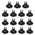 Aquarium Suction Cups, Fish Tank Suction Cups Clips Airline Tube Holders Clamps (Plastic, 15Pcs, Black) for 0.4" Fish Tank Airline Tubing Binding Moss Shrimp Nest, 10x30MM - color: Black, size: 10x30MM