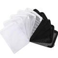 DEPEPE 10pcs 7.8 x 5.9 Inch Aquarium Filter Media Bags with Zipper for Activated Carbon, Biospheres, Ceramic Rings