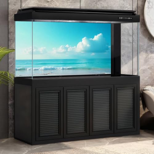Ocean Beach Aquarium Background Calm Turquoise Ocean Seaside Fish Tank Background Tropical Seashore Beachside Cloudy Blue Sky Terrarium Backgrounds Stunning Seascape Reptile Tank Backgrounds 24x16in - color: Aqua, size: 24(W)x16(H)in