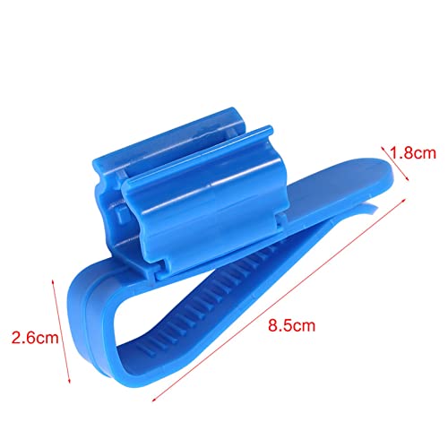 Adjustable Fish Tank Hose Clip 2Pcs, Plastic Water Pipe Tube Clamp, Universal Hose Holder for Aquarium, Bucket, Sink and Plumbing Applications