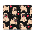 Cute Pug Fashion Mouse Pad,Pad Mousepads with Non-Slip Rubber Base for Laptop Desktop Computer, 7 X 8.6 in - color: Cute Pug, size: 7L x 8.6W inches