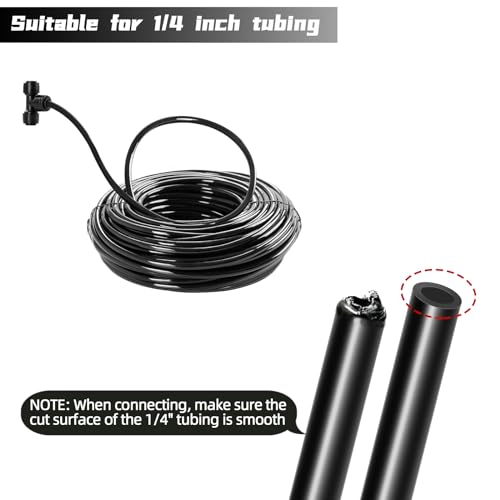 30 Pack Quick Connect 1/4" Drip Irrigation Coupling Connectors, Universal Straights Fitting for 1/4 Inch Irrigation Tubing, Leak Free Fittings for Sprinkler or Drip Irrigation System - size: 30PCS 1/4" Coupling Connectors