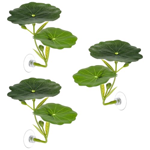 3 Pcs Betta Fish Leaf Hammock, Practical Betta Resting Spot Soft Aquarium Decor Betta Leaves Fish Hammock for Sleeping Resting Hiding Playing