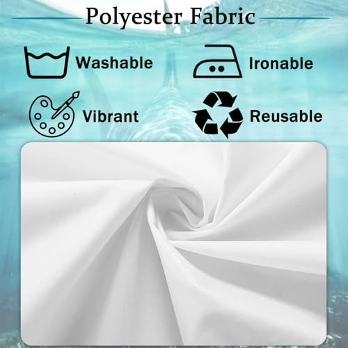 Shark Under The Sea Backdrop 7x5ft Fabric Underwater World Backdrops for Photography Ocean Coral Reef Shallows Aquarium Background Theme Party Decorations Banner Birthday Photo Studio Props - size: 7x5FT