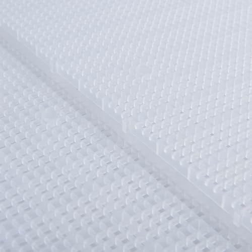 ALEGI Aquarium Grid Isolate Board Divider Fish Tank Bottom Black Filter Tray Plastic Crate (4pcs) - size: 4pcs