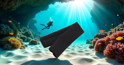 Alomejor 5mm Diving BCD Backplate Crotch Strap Rubber + Nylon Comfortable Weight Belt Cover