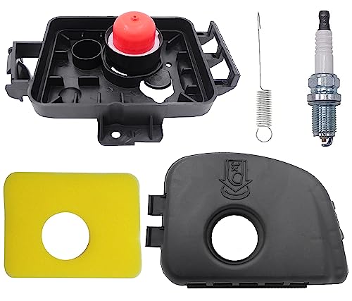 595663 Air Filter Base, 595660 Air Cleaner Cover & 799579 Foam Filter Compatible with 450E 500E 550E 550Ex Series Engine Lawn Mower Replacement Kit