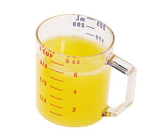 Cambro Measure Cup 1 Cup Clear (25MCCW135) - size: 1 cup