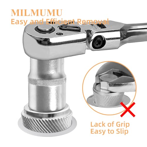 1.5" Tub Drain Extractor Removes Old Broken Stubborn and Rusted Drains with Ease Strong Grab Plumbing（ M05255 1.5" ） - 1PACK - color: Silver