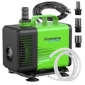 FREESEA Submersible Water Pump for Pond: 1350GPH 150W Fountain Pump with 6.6ft Tubing for Aquarium Fish Tank Waterfall Hydropoic - size: 150W/1350GPH