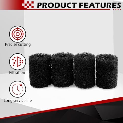 Foam prefilter, 4-Pack for Tetra Pond FK3 26594 Filter Fountain kit Compatible, Part Number 19016 Replacement