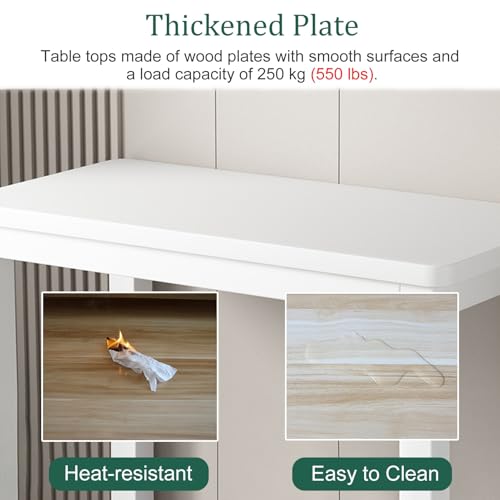 2 Tier Aquarium Stand for Living Room, Heavy Duty Fish Tank Table, White Reptile Tank Rack for Home Office, Steel Frame & Wooden Plate,B,100x50cm(39 3/8 - color: B, size: 100x50cm(39 3/8