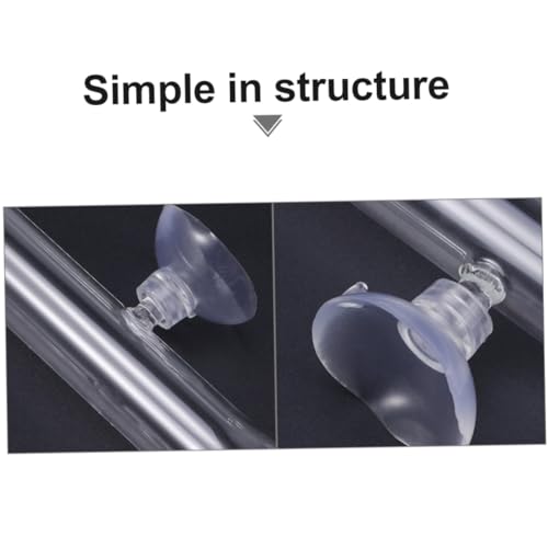 GANAZONO Aquarium Shrimp Feeder Tube and Dish Glass 200mm Fish Feeding Tool for Aquarium Shrimp and Fish Tank Supplies