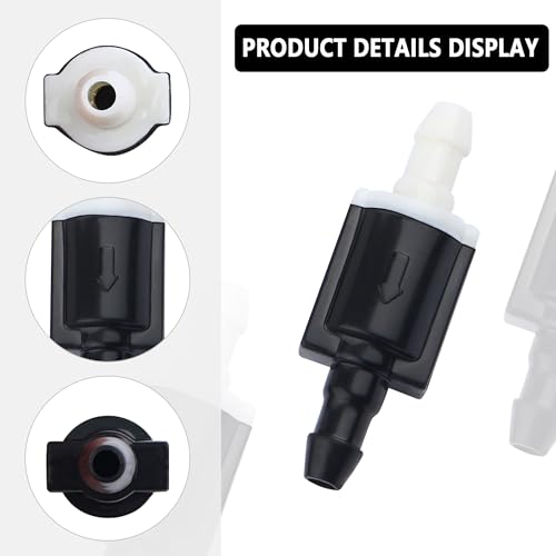2PCS Windshield Washer Check Valve Replacement OEM#85381-AE020,Front Windshield Washer Nozzle Check Valve Compatible with Toyota,Perfect Windshield Sprayer Nozzle Repair Kit