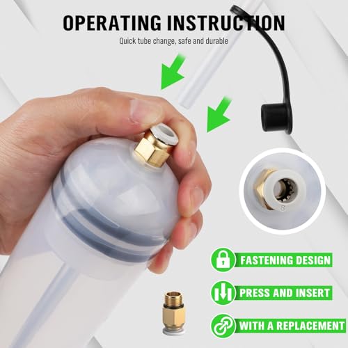 SWANLAKE 200cc Fluid Extractor, Extraction&Fill Pump,Fluid Syringe Pump Manual Suction Vacuum Fuel Car Transfer - size: 200ML