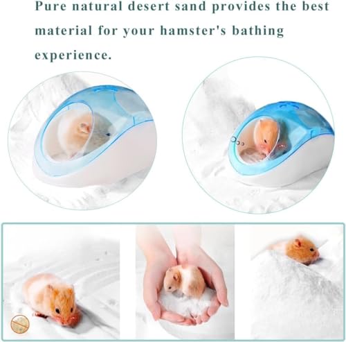 Hamster Bath Sand, 15.4lb Dust Free Desert Sand or Potty Litter Sand for Hamster Chinchillas Gerbil Syrian Mice Small Animals(White) - color: White, size: 15.4lb