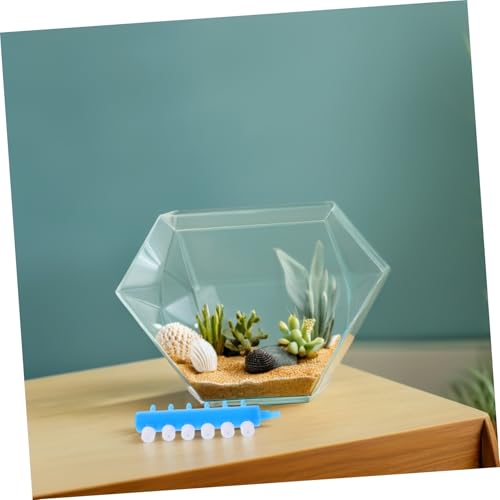 GANAZONO 4pcs Way Aquarium Air Pump Splitter with Control Valve Plastic Fish Tank Air Flow Distributor Easy Installation for Efficient Oxygen Distribution