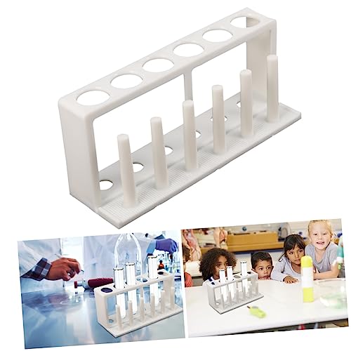 Test Tube Organizer Api Test Tube Holder Tanks Test Tube Display Stands Test Tube Vial Rack Waterbottle Tube Packaging Aquarium Fish Tank Aquarium Gravel Kit White