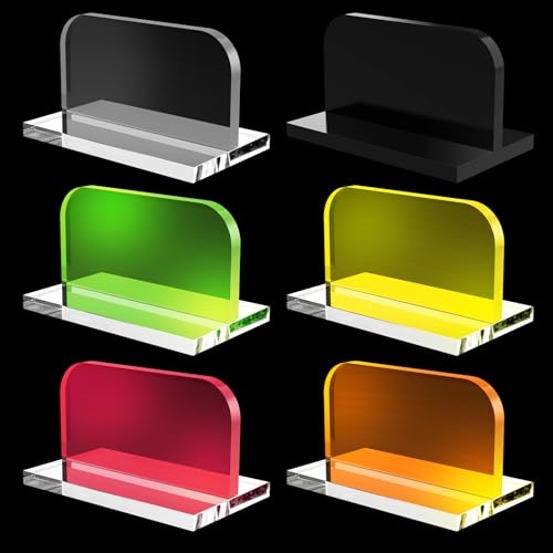 NestBasics 6pcs aquarium lid hinge acrylic fish tank glass canopy handle fish tank hood top cover replacement double tape pull handle