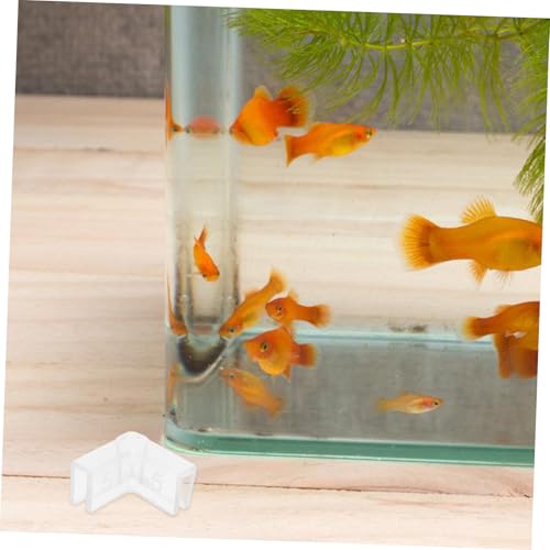 Yardwe 10Pcs Transparent Aquarium Corner Guards Durable Edge Protectors for Fish Tanks Furniture Safety Versatile Indoor Corner Bumpers for Unobstructed Views