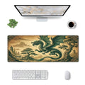 Dragon Mouse Pad XL Large Mousepad Non Slip Rubber Base Desk Mat for Laptop Computer Gaming 31.5" X 12" - color: Dragon