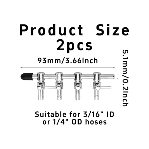 Aquarium Air Pump Splitter Control Valve - size: 4-Way