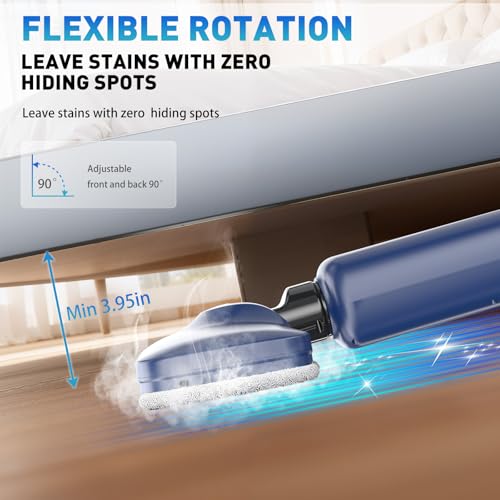 1500W Floor Steam Mop,Powerful Steam Mop for HardWood Floors with LED Display,Steam Mops for Floors Cleaning Steamer with 500ml Tank,Floor Steamers for Hardwood&Tile,10s Heat-Up