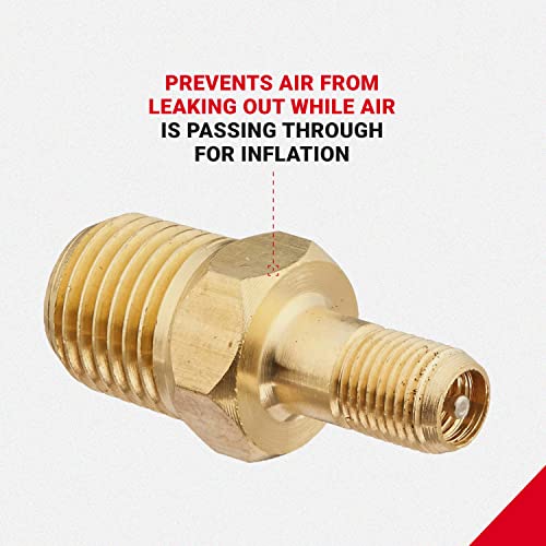 Milton S-684-4 1/4" MNPT Male Tank Valve, includes Protective Caps (Pack of 2) - size: Pack of 2