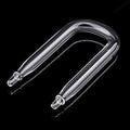 WEAVERBIRD U Shape CO2 Diffuser Aquarium Fish Tank Spacing 0.59" (15mm) Carbon Dioxide Regulator Check Glass Tube