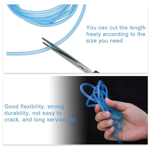 Aquarium Tubing, Aquarium Air Tubing, Standard Aquarium Hose, Aquarium Airline Tubing, Flexible Air Tubing, Tubing for Fish Tank Air Pump, 8.2 Feet, Blue - color: Blue, size: 8.2 Feet