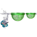 2Pcs Floating Betta Hammock Shrimp Shelter Betta Shrimp Feeder 3D Printed Fish Tank Accessories (S/L, Green) for Small Aquarium Safe Rest - color: Green