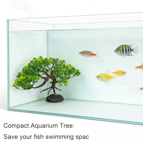Mangrove Tree for Aquarium Fake Fish Tank Landscaping Decoration Aquarium Décor Plastic Plants Aquarium Tree Ornament | Mangrove Tree for Aquarium Artificial Fish Tank Landscaping Decoration