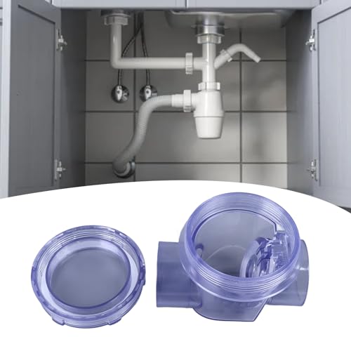 Inline One Way Non Return Valve, 5cm / 2 PVC Inline Check Valve Backwater Non Return Valve for Toilet
